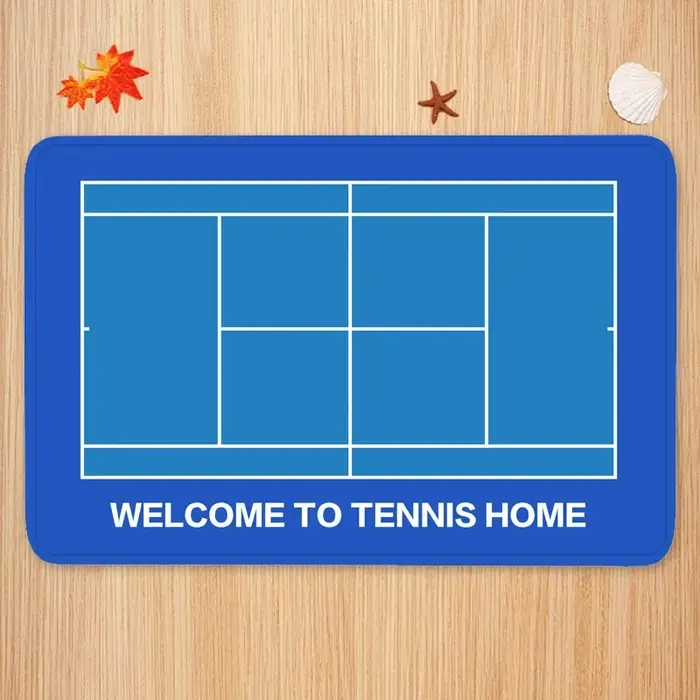 Tapis de porte de cour de tennis non ald
