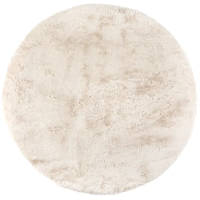 Tapis Eddy Ivoire diamtre 160 cm