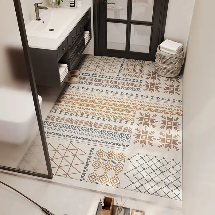 VIKAMA – tapis de bain de Style ethnique bohème