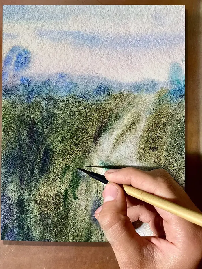 Bview Art 2 pièces 30x40cm 100% coton 280g toile tendue vierge huile acrylique et verser Art