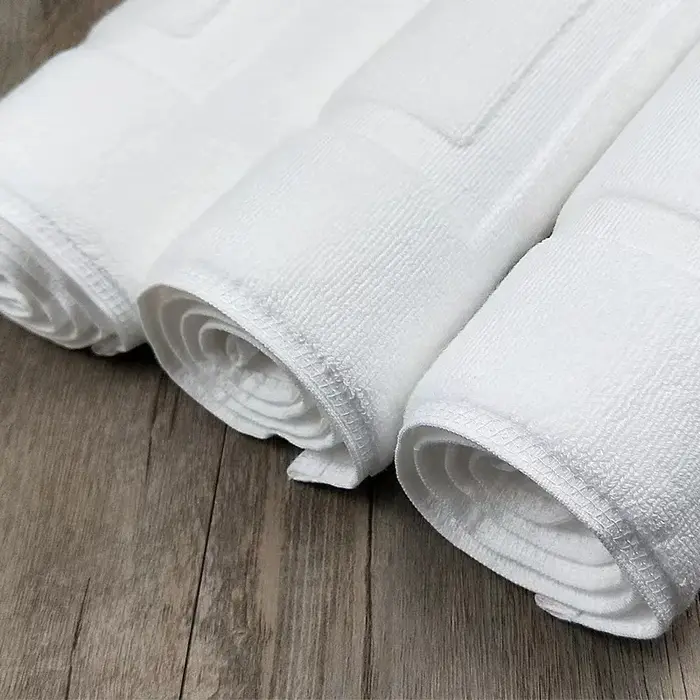 Tapis de sol épais en Jacquard pour salle de bain