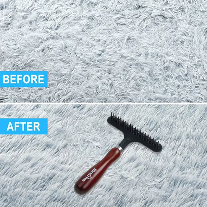 Râteau de toilettage pour tapis