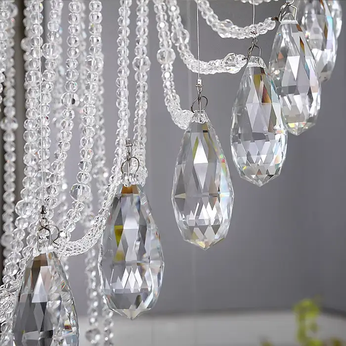 Lustre Rotatif Rond et Minimaliste en Clip