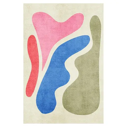 Tapis en peluche de Style moderne pour chambre à coucher, grande surface, pour salon, maison, tapis 