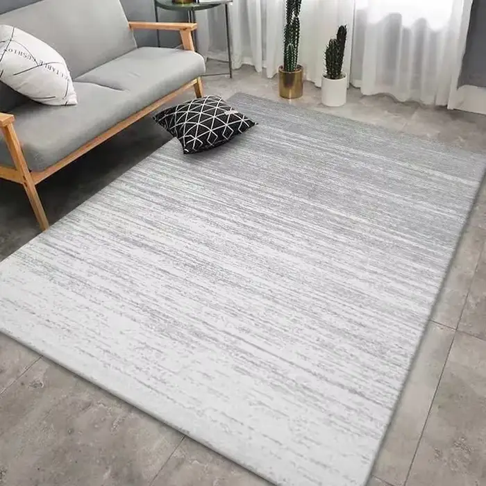 Ins – tapis doux d'art abstrait pour salon, tapis épais lavable pour la décoration de la chambre à c