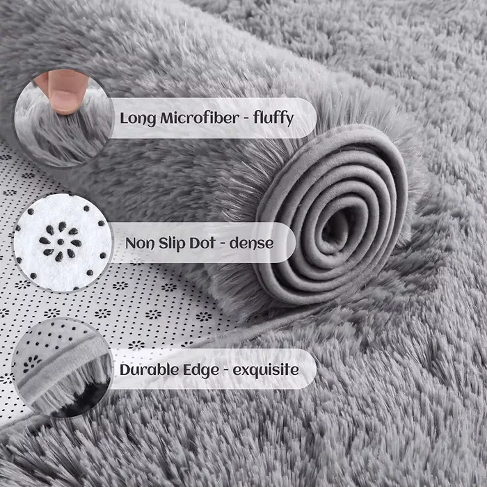 Tapis doux pour chambre à coucher