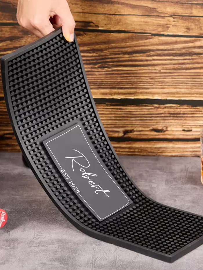 1 pièce Tapis de bar personnalisé