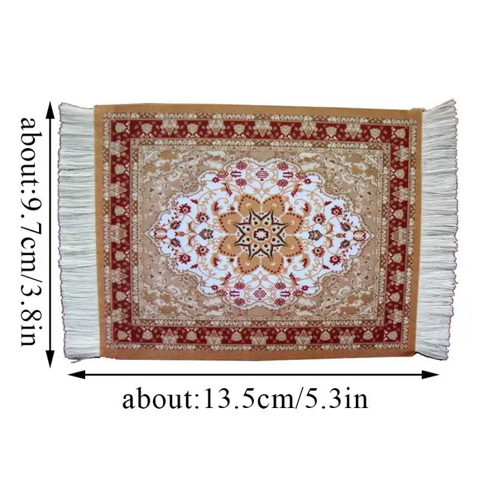 Sous-verres persans, Mini tapis tissé