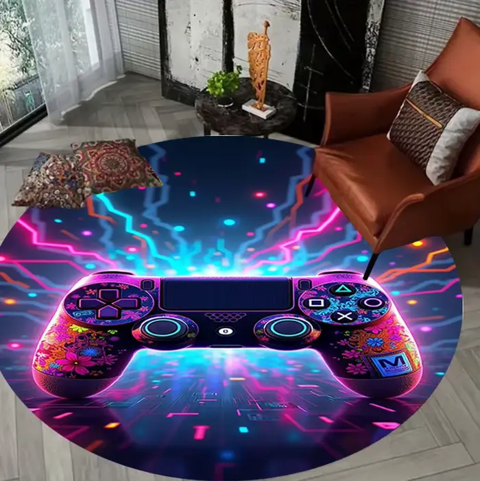 Tapis rond pour contrôleur de jeu Gamer