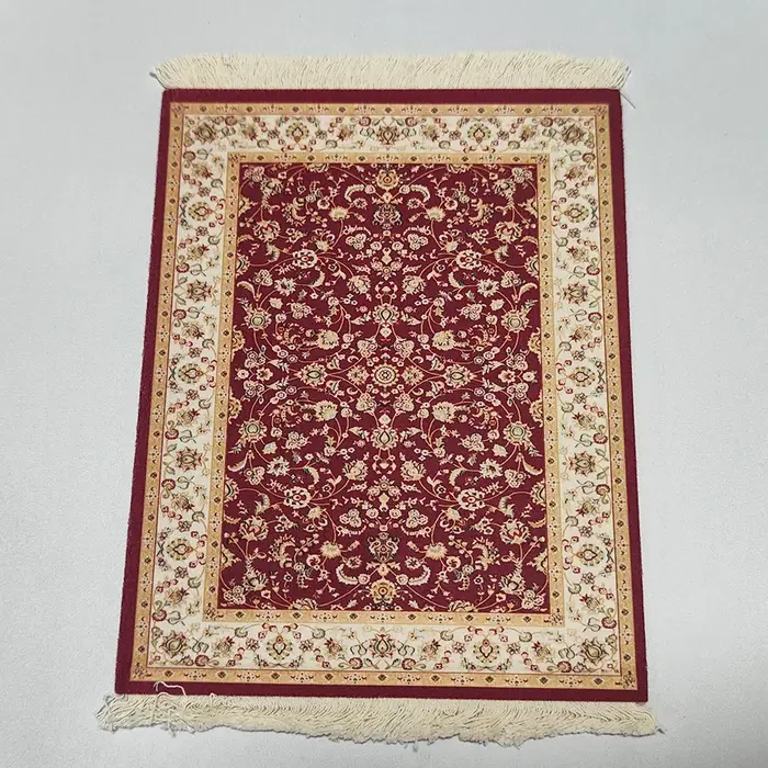Tapis persan tissé fleur petit dessous de verre commerciaux en gros tapis de souris pas cher tapis d