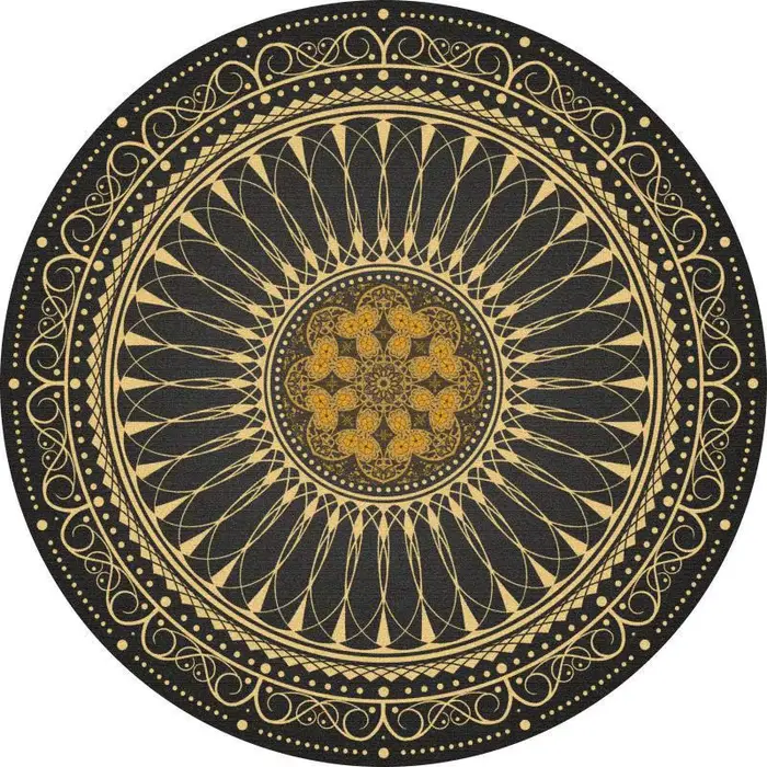 Tapis tibétain Mandala VIKAMA avec art Thangka intemporel