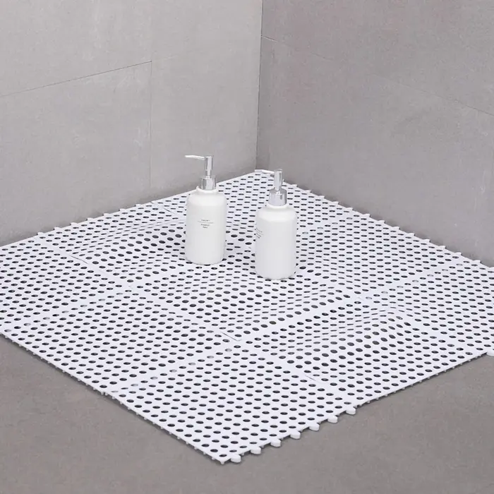 Tapis de salle de bain 30 x 30 cm, antidérapant, confortable, tapis de bain intérieur pour salles de