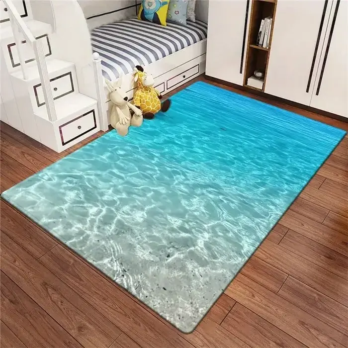 Nouveau tapis étoile de mer, coquille de plage, tapis de sable pour salon, chambre à coucher, décora
