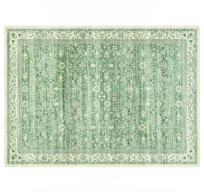 Tapis Texture Vintage, motif Floral traditionnel