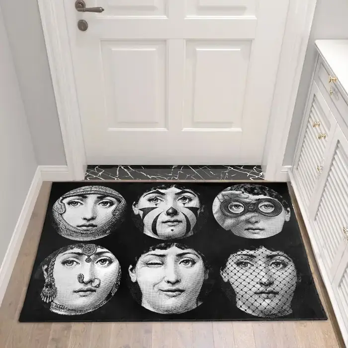 Lina-Tapis de chevet en polymère pour salon, tatami de cuisine, accès au couloir, maison nordique, i