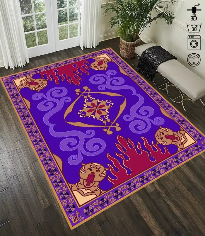 Aladdin – tapis magique volant pour salon et chambre à coucher