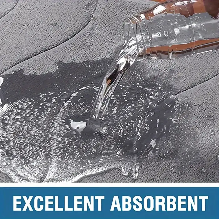 Tapis absorbant épais pour salle de bain