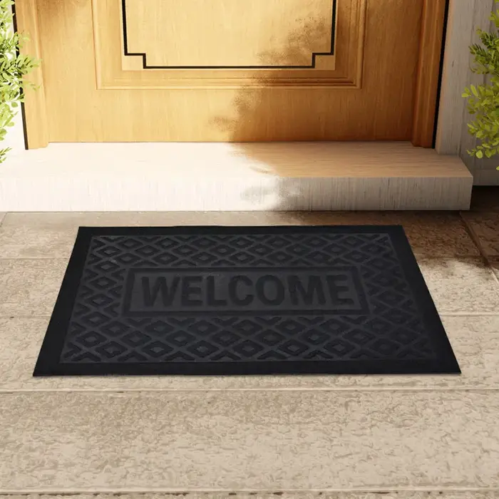 Tapis d'entrée en caoutchouc robuste - Antidérapant