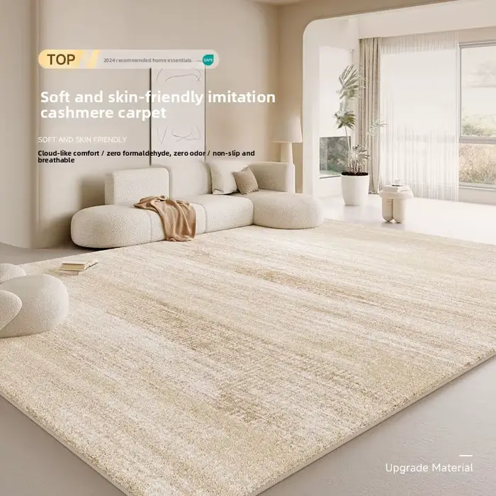 Tapis Shaggy Super doux en fausse laine