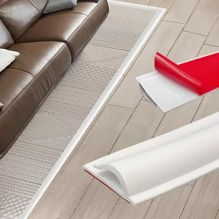 Bande de garniture de bord de tapis en PVC de haute qualité