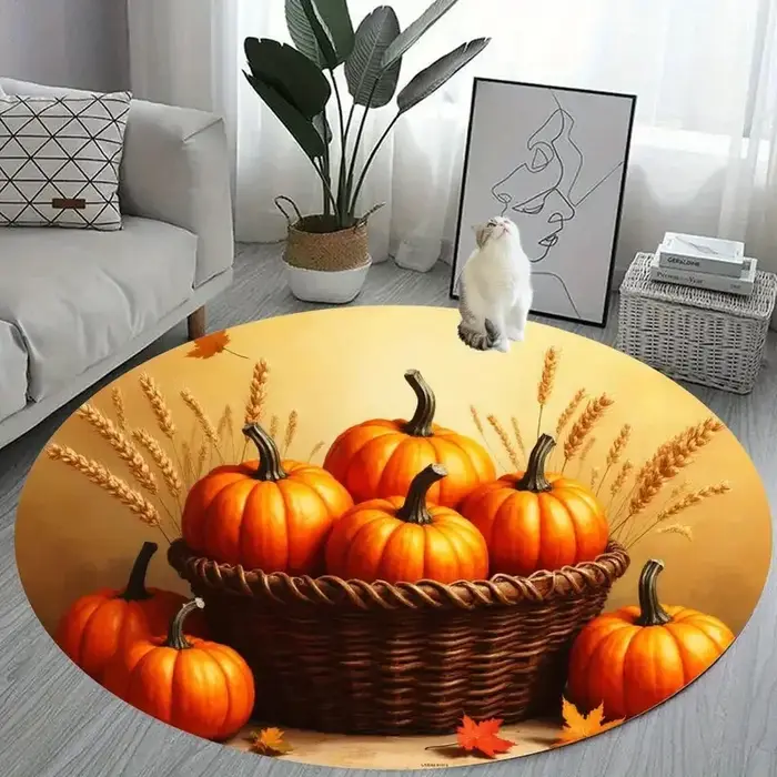 Tapis rond imprimé HD le cauchemar avant noël, exquis, pour salon, chambre à coucher, canapé, porte d'entrée, chaise de table, cadeau