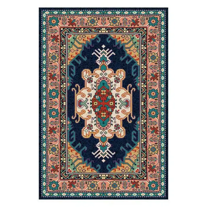 Tapis persan ethnique marocain nordique