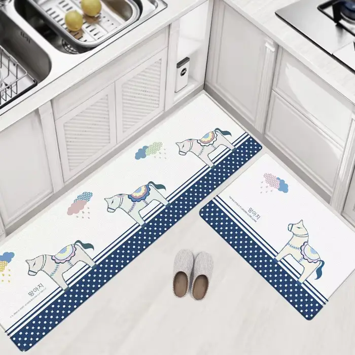 Tapis de cuisine imperméable et résistant à l'huile