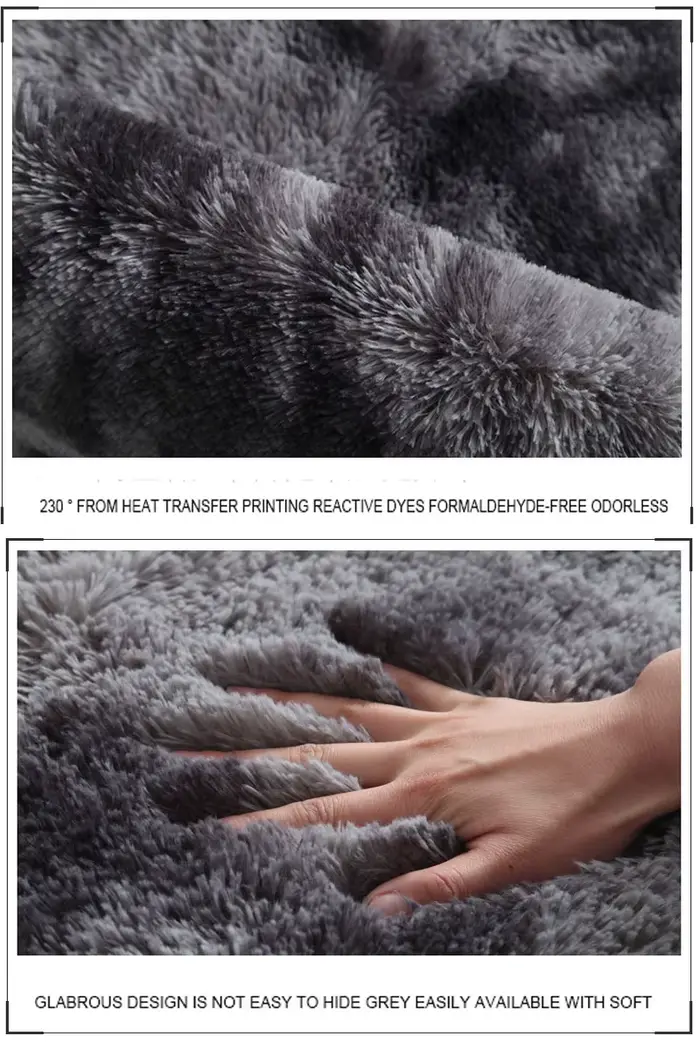 Tapis en peluche pour salon