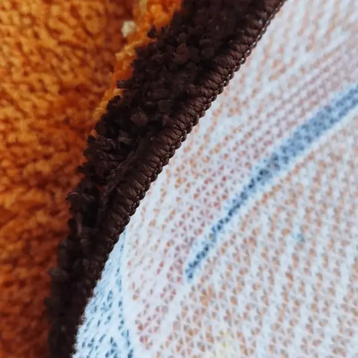 Tapis en Forme de Croissant pour Salon