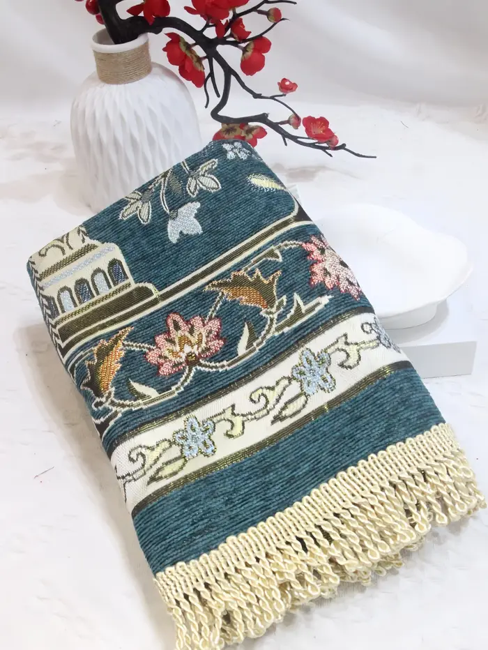 Tapis de prière en tissu, tapis de prière musulman, rembourré, doux et Portable, pour salle d'église