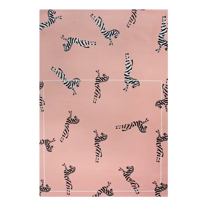 Tapis léger de luxe pour salon, Style moderne, en peluche, doux, imprimé léopard, antidérapant pour 