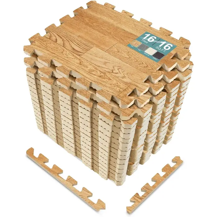 Tapis de sol antidérapant en Grain de bois