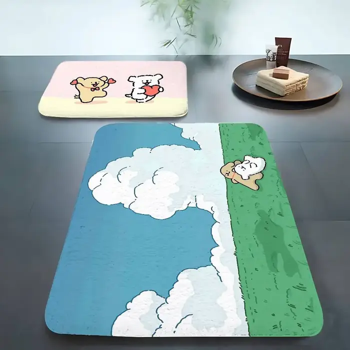 Tapis maltais mignon pour le salon