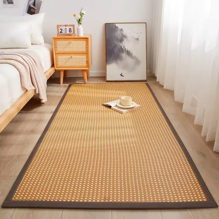 Tapis en bambou, design japonais Tatami