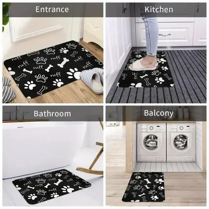 "Hello Tapis de porte antidérapant