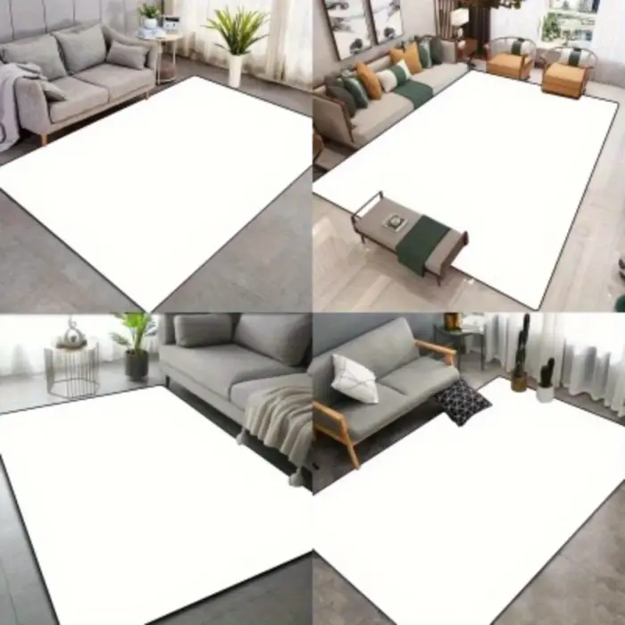 Tapis de sol chic à motif floral - Tapis décoratif créatif à motif de fleurs - Tapis d'intérieur pour la décoration de la maison, chambre, salon, entrée
