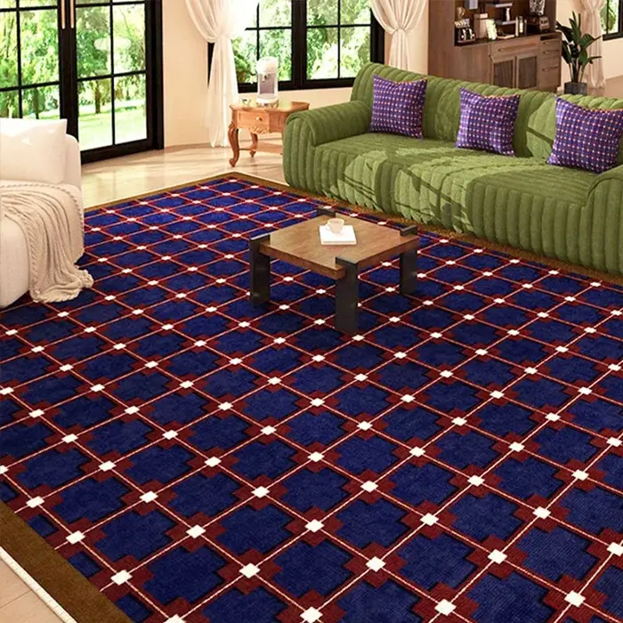 Tapis en Cachemire Lavable à la Machine Non-ALD