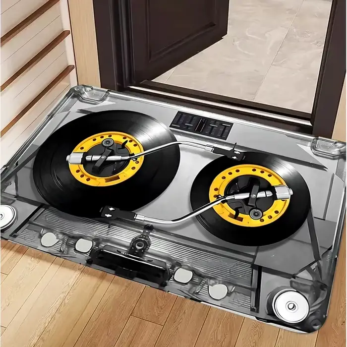 Tapis en vinyle vintage VIKAMA