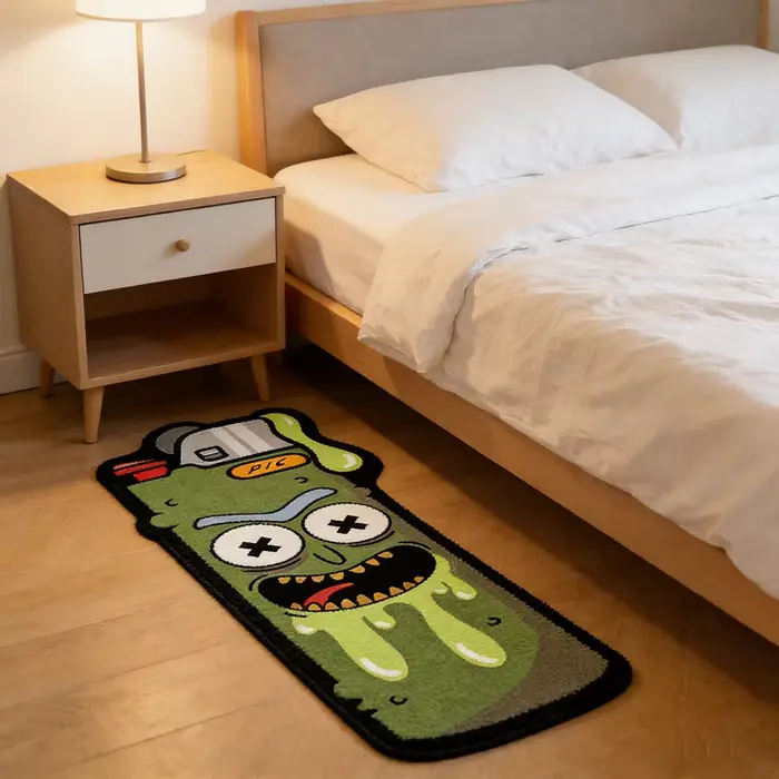 Tapis tendance en forme de briquet de dessin animé
