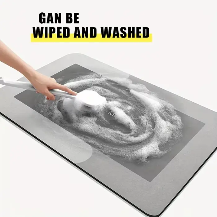 Tapis de bain terre de diatomées