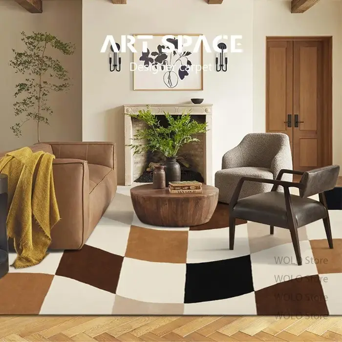 Tapis Vintage de décoration nordique pour salon