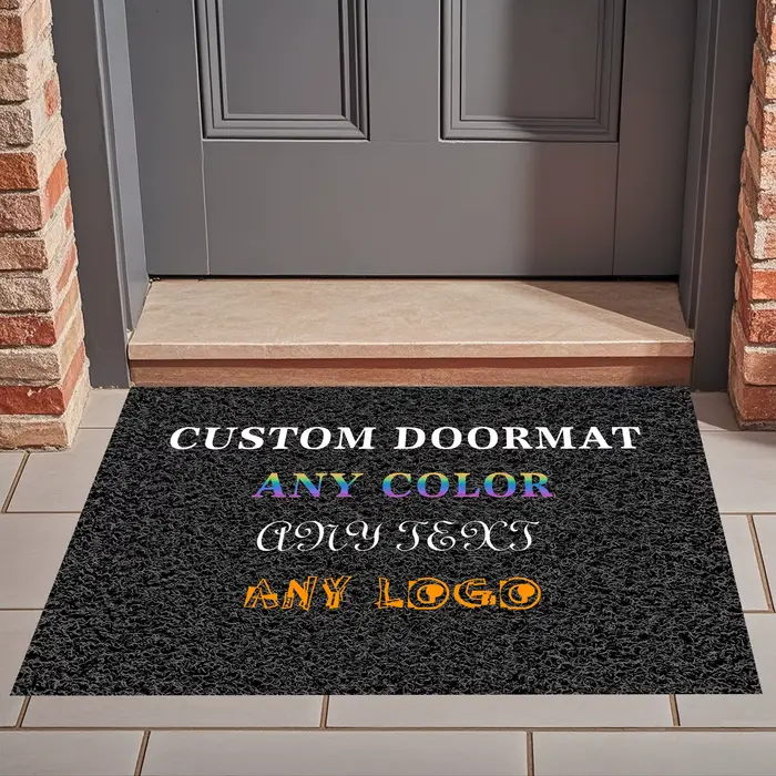 Tapis d'entrée personnalisé