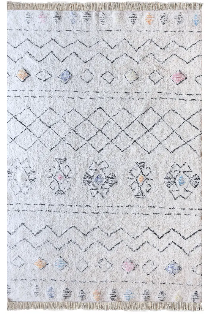 Tapis Seabert Ivoire/Multi 120 X 180