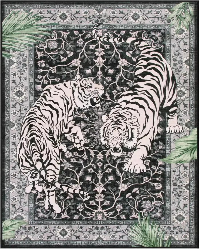 Tapis pour salon, tigre de la Jungle, décoration de maison, grande surface, tapis de sol pour chambr
