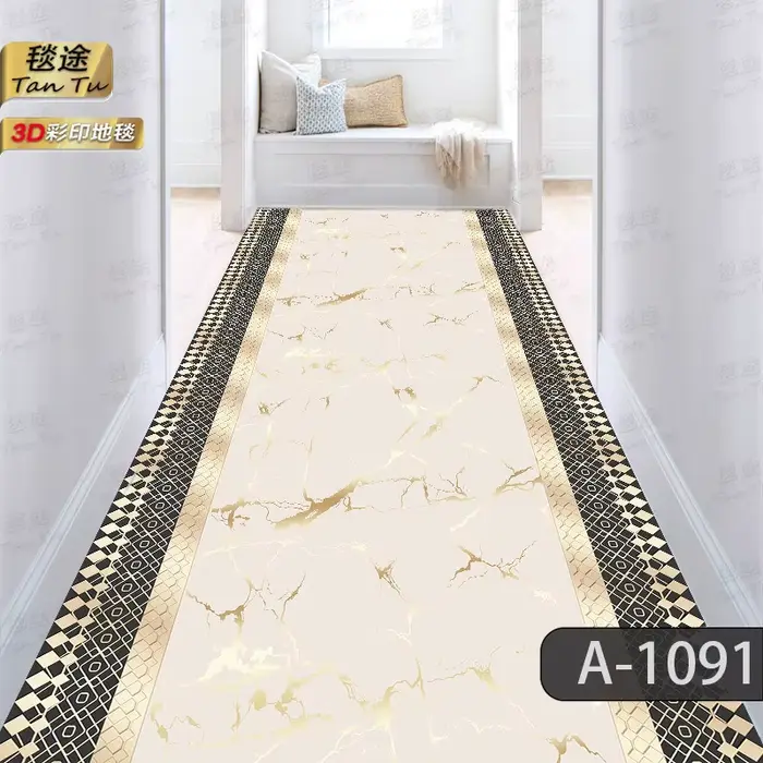 Tapis de couloir Long, lavable en Machine