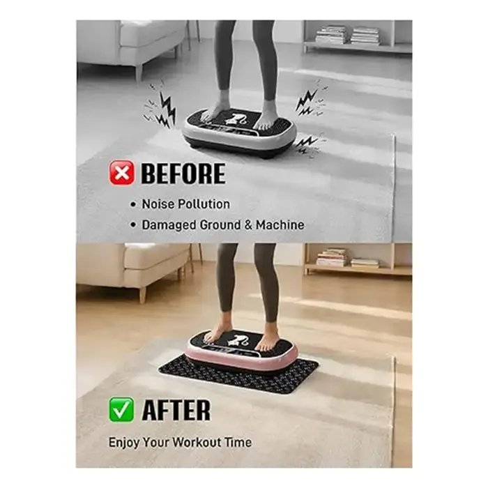 Tapis en silicone antidérapant double face BSEVB pour la plupart des plateformes vibrantes