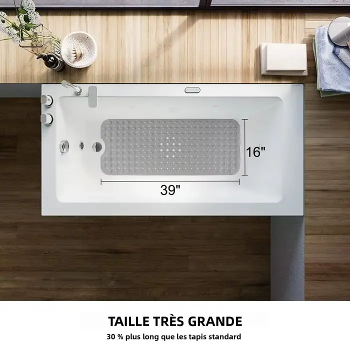 Tapis de bain pour baignoire