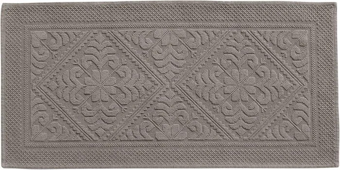 Tapis de bain uni Enzo Chamois 54 x 110