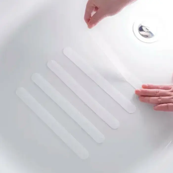 Bandes antidérapantes, tapis de baignoire et de douche