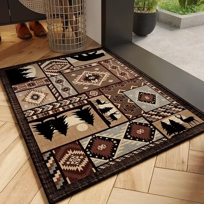 Tapis d'entrée de porte de style européen classique